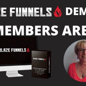 My  BlazeFunnels demo review of members area.