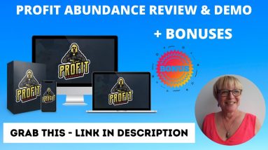 Profit Abundance Review + Bonuses✋ STOP ✋ Don’t Buy till You Watch this Profit Abundance Video Demo
