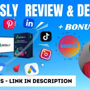 ADSLY Review + Bonuses✋ STOP ✋ Check out the All in one ads creation software and Demo Video First
