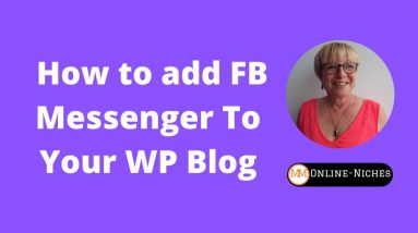How to add a Facebook messenger code to your WordPress blog and allow web visitors to message you.