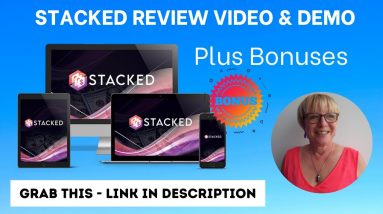Stacked Review + Bonuses ✋WAIT✋ Watch This DFY Content Site & Traffic Methods To Get 💵 CA💲H  💵