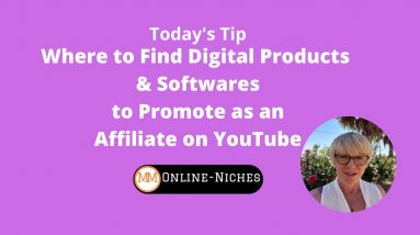 Where to find Digital Products & Software to Promote as an Affiliate on YouTube