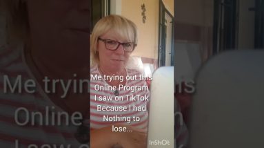 Me trying out this online program I saw on TikTok. Students are making $2k to $5k per week.