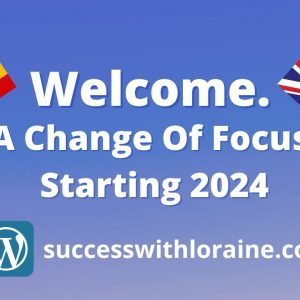 Welcome. A Change Of Focus Starting 2024